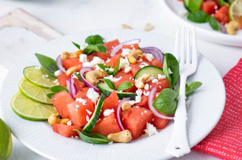 Heirloom Tomato Fig Feta Salad