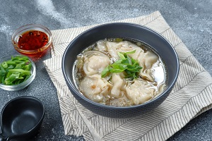 Dumpling soup