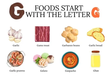 Example of foods start with G