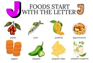 List of foods that start with the letter J