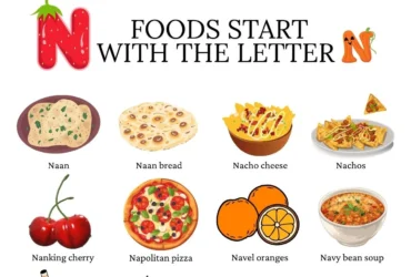 List of foods that start with the letter N