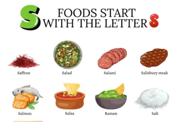 Foods that start with the letter S