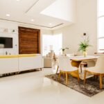 Spacious living room with modern design