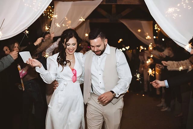 couple overs fun in their engagement party