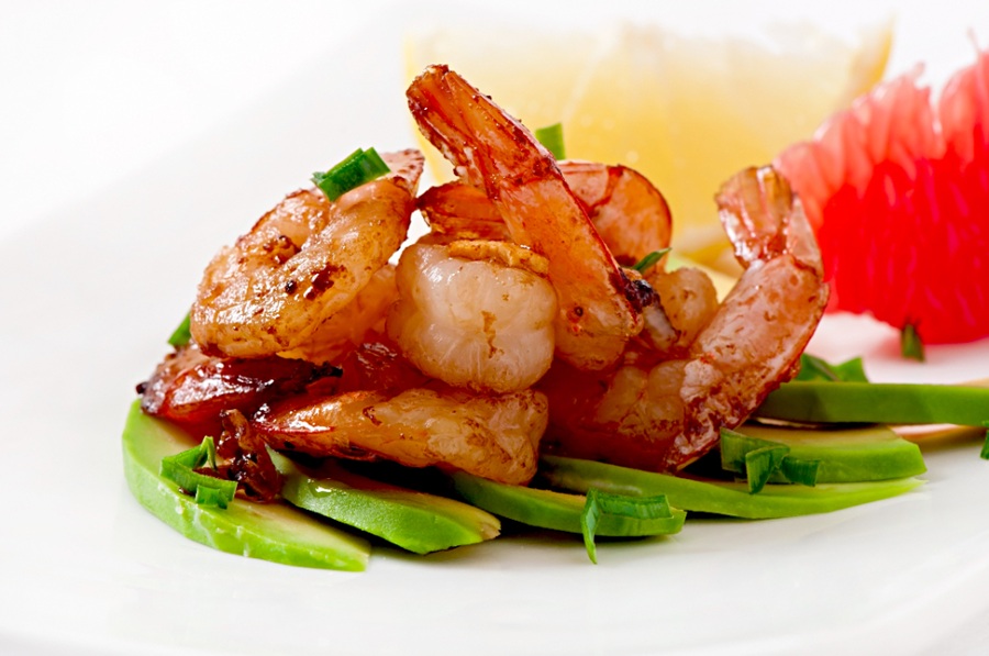 cooked shrimp