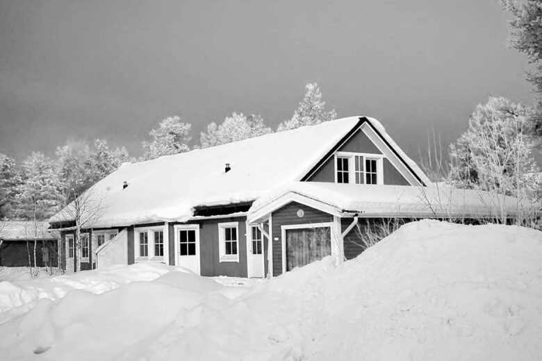 Home in Winter Season