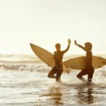 Surfing in Kauai