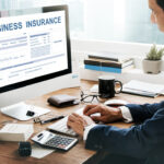 Business insurance management concept