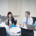 Team of doctors in a meeting