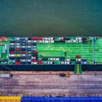 many cars on the big ship