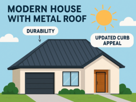 Modern House with Metal Roof