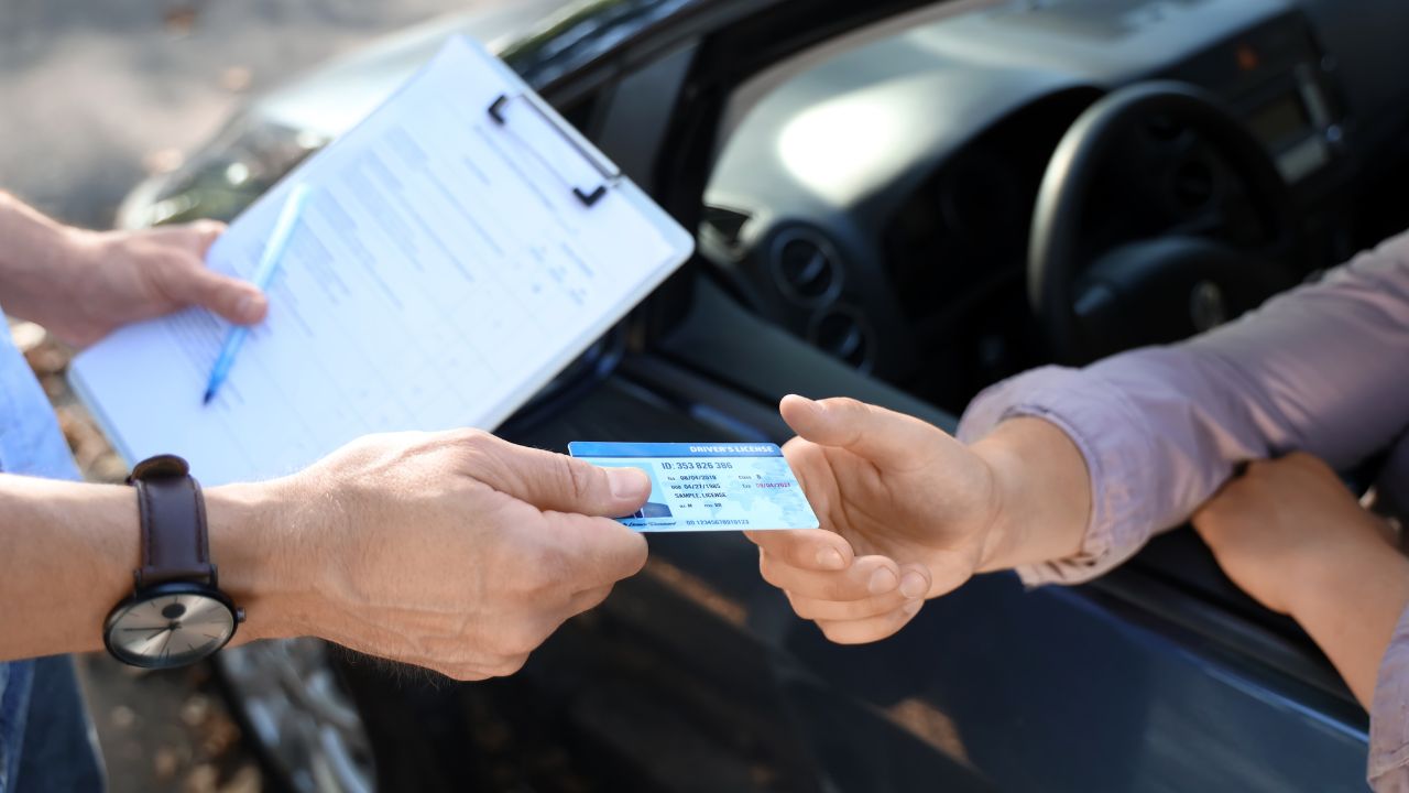 Driver’s License During a Normal Traffic Violation