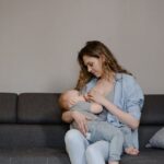 Woman Breastfeeding Her Baby