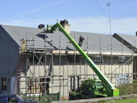 scaffold roof tiles repair