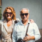 a man and a woman standing next to each other